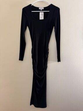 MICHAEL STARS Ultra Rib Squareneck Dress